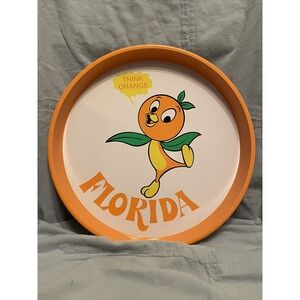 NEW Walt Disney Parks Vault Orange Bird Retro Serving Tray 50th Anniversary 12"‎
